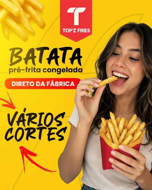 Batata pré-frita congelada